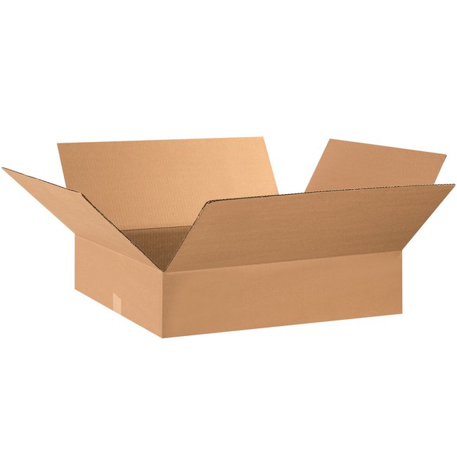 Alpha Packaging, Inc. 28x16x5 Flat Corrugated Box - Image 1