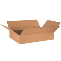 29x17x3 Flat Corrugated Box Bundle - ECT-32 Kraft