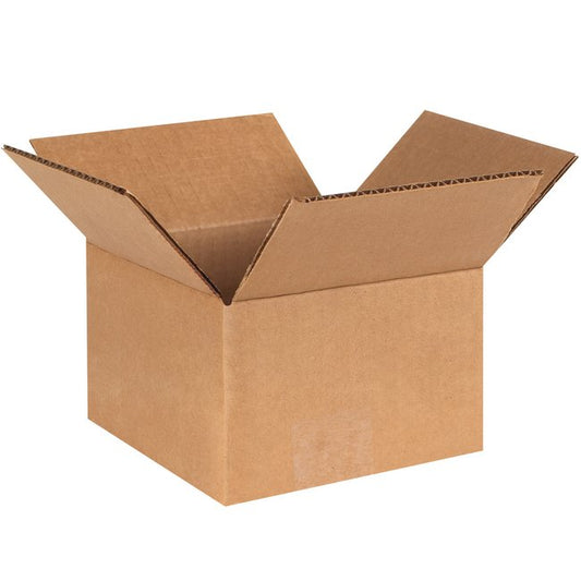 6x6x4 Inch Corrugated Box - Multi-Depth Shipping & Storage - Image 1