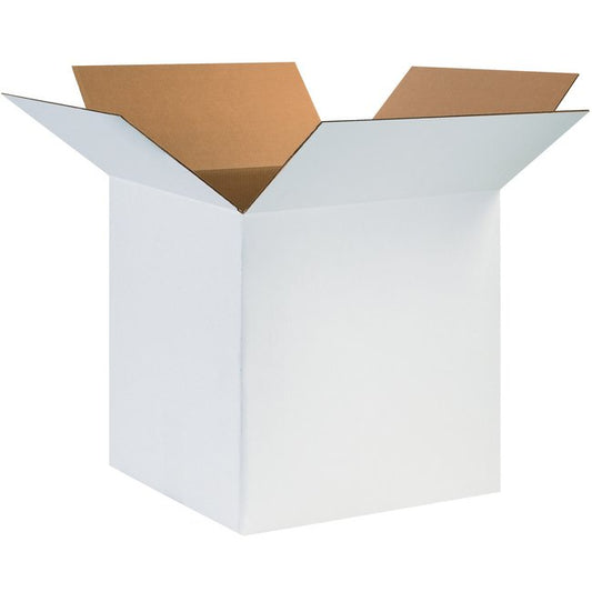 24x24x24 White Corrugated Box Bundle Pack - Image 1