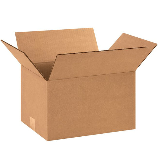 Alpha Packaging, Inc. 12x9x7 ECT-32 Kraft Corrugated Box Bundle (Pack of 25) - Image 1
