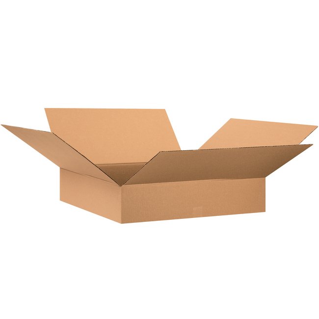 28x28x6 Flat Corrugated Box - Image 1