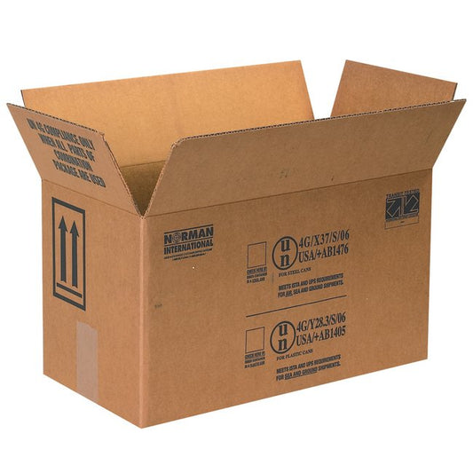 17-Inch Kraft Corrugated Paint Can Box - Image 1