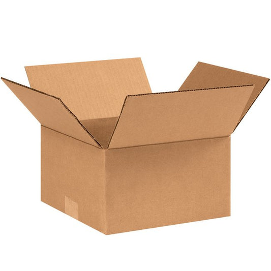 9x9x5 Inch Kraft ECT-32 Corrugated Box Bundle (25 Pack) - Image 1