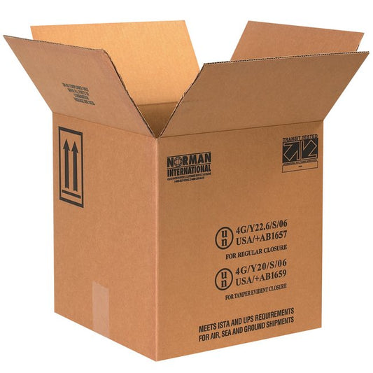 12-1/4 Inch Plastic Jug HazMat Box - Image 1