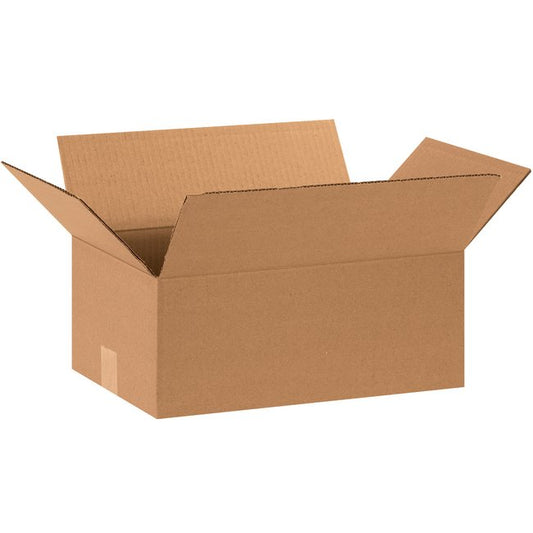 Alpha Packaging ECT-32 Kraft 15x10x6 Corrugated Box Bundle (25 Pack) - Image 1