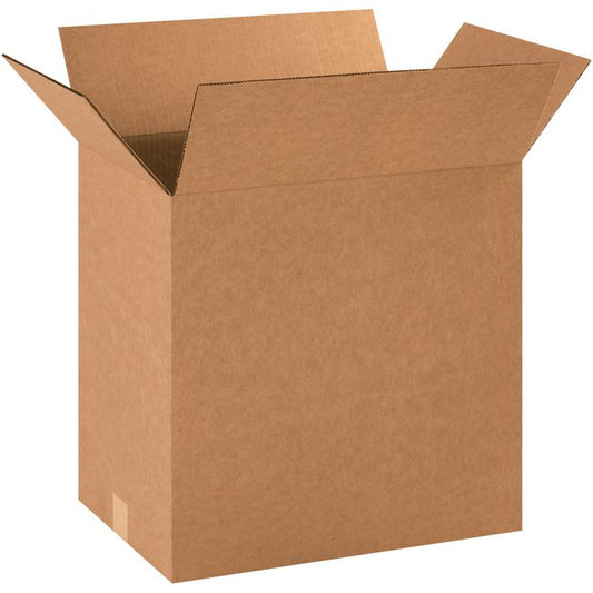 Alpha Packaging, Inc. 18x12x18 Kraft Corrugated Box Bundle (25 Pack) - Image 1