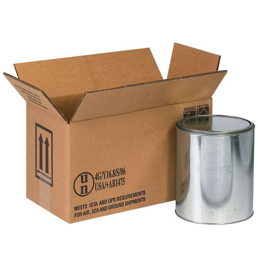 14-1/8x6-7/8x7-7/8 HazMat Corrugated Box - Image 1