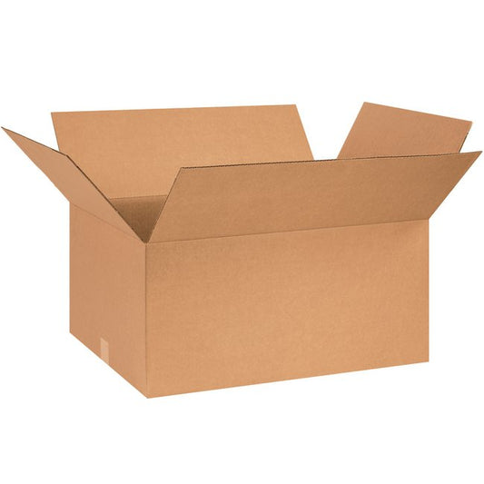 Alpha Packaging, Inc. 26x18x12 ECT-32 Kraft Corrugated Box Bundle (15 Pack) - Image 1