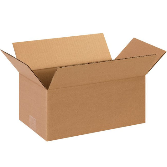 12x5x5 Inch Long Kraft Corrugated Box - Pack of 25 - Image 1