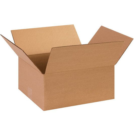 13x11x6 Inch Kraft ECT-32 Corrugated Box Bundle (25-Pack) - Image 1