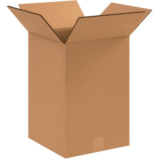 Alpha Packaging, Inc. 12x12x18 Double Wall Kraft Corrugated Box (Bundle of 15) - Image 1
