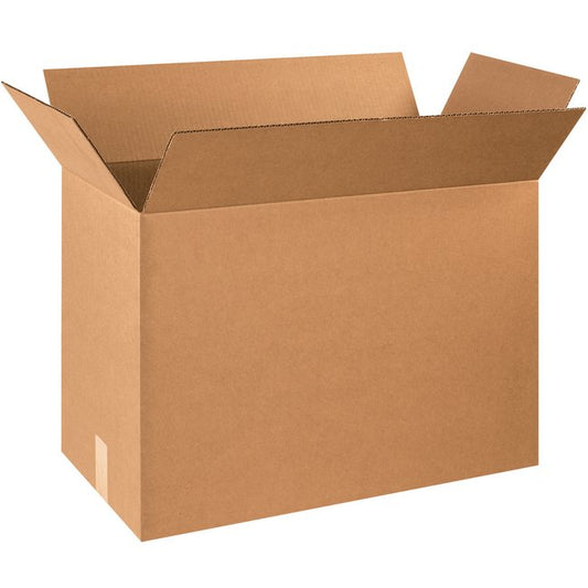 Alpha Packaging 24x12x18 ECT-32 Kraft Corrugated Box - Image 1