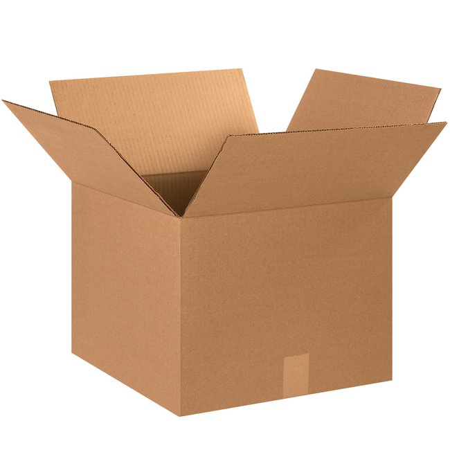 Alpha Packaging 15x15x12 Kraft ECT-32 Corrugated Box Bundle - Image 1