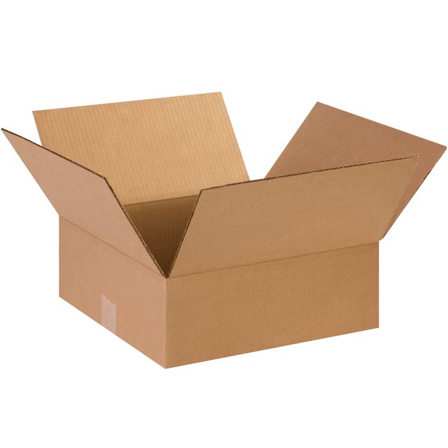 14x14x5 Flat Corrugated Box - Image 1