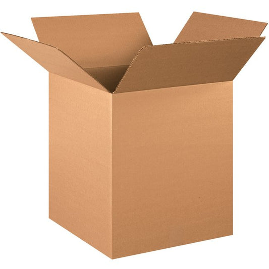 Alpha Packaging 16x16x19 ECT-32 Kraft Corrugated Box - Bundle of 25 - Image 1