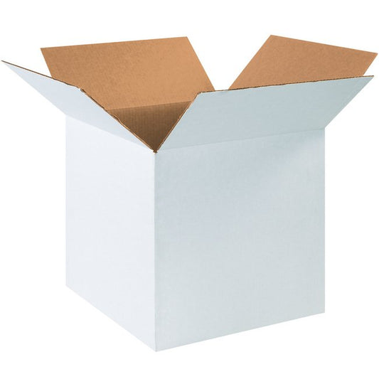 16x16x16 White Corrugated Box - Image 1