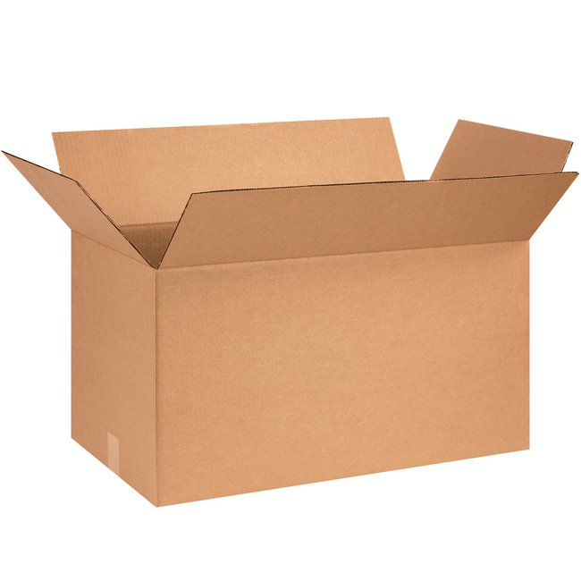 Alpha 28x14x14 ECT-32 Kraft Corrugated Box Bundle (20) - Image 1