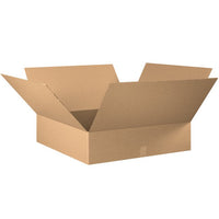 32x32x8 Flat Corrugated Box - ECT-32 Kraft - Bundle of 10