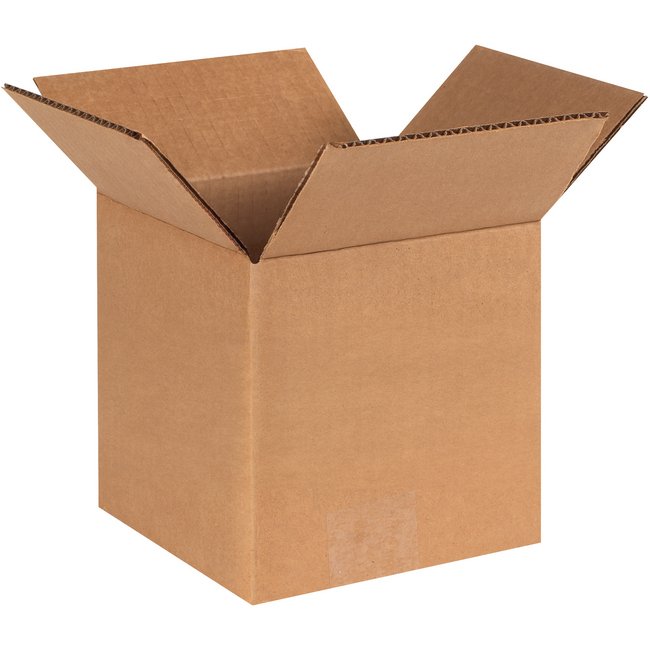 6x6x6 Heavy-Duty Kraft Corrugated Box - Image 1