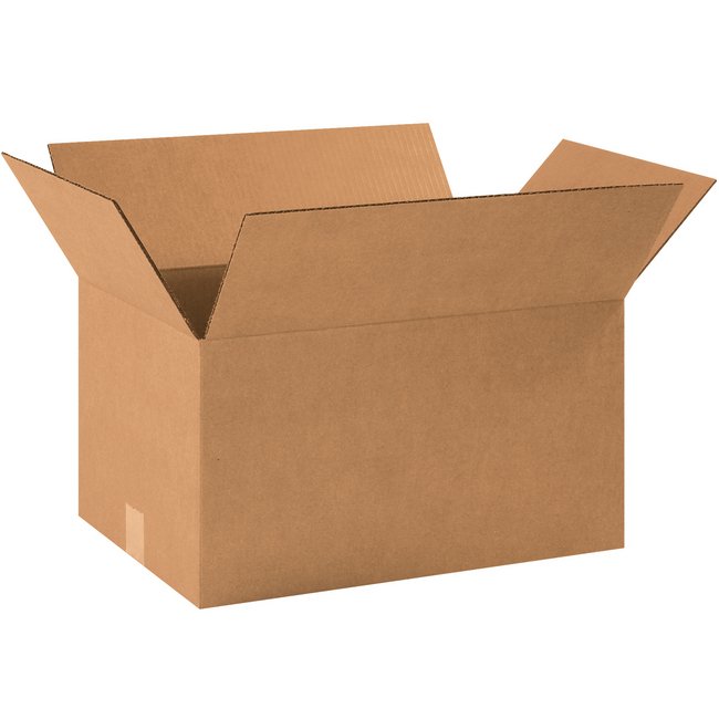 Alpha Packaging, Inc. 18.5x12.5x10 Kraft ECT-32 Corrugated Box Bundle (20 Pack) - Image 1