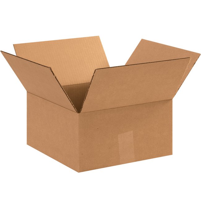 12x12x6 Flat Corrugated Box - Image 1
