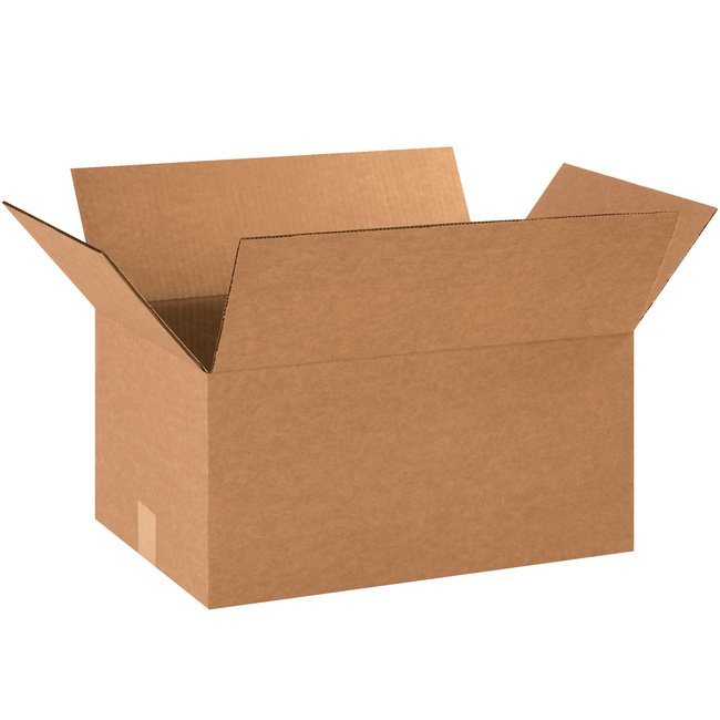 Alpha Packaging, Inc. 16x12x9 Kraft Corrugated Box Bundle (25 Pack) - Image 1