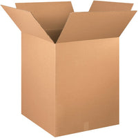 Alpha Packaging 24x24x28 ECT-32 Kraft Corrugated Box Bundle - Pack of 10