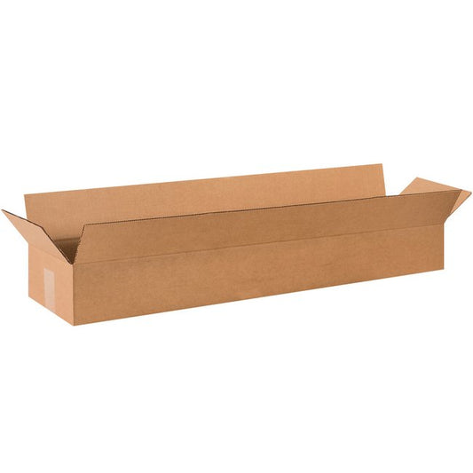 Alpha Packaging, Inc. ECT-32 Single Wall Corrugated Box - 42x11x6 in - Image 1