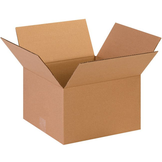 13x13x8 Kraft ECT-32 Corrugated Box Bundle (25-Pack) by Alpha Packaging, Inc. - Image 1