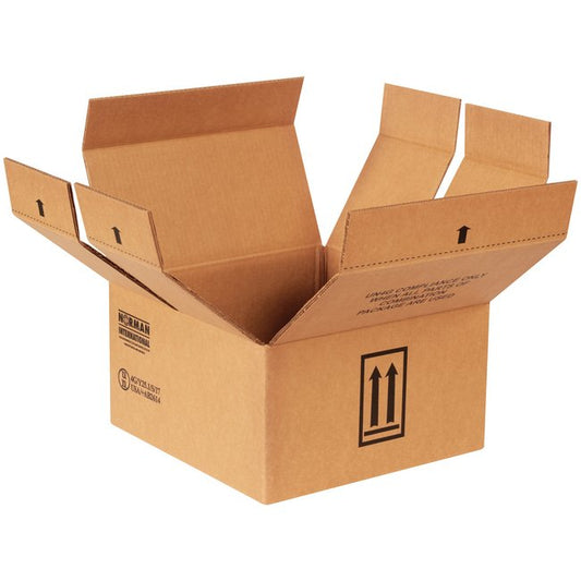 14-1/4" x 14-1/4" x 7-5/8" HazMat Corrugated Box Bundle (Pack of 10) - Image 1