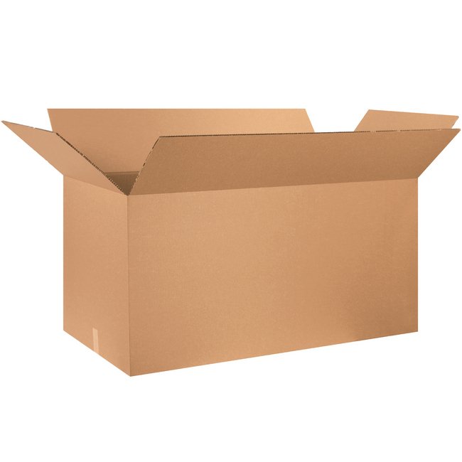48x24x24 Double Wall Box - Kraft ECT-48 Corrugated (Pack of 5) - Image 1