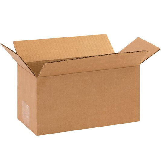 10x5x5 Long Corrugated Box, ECT-32 Kraft, Bundle of 25 - Image 1