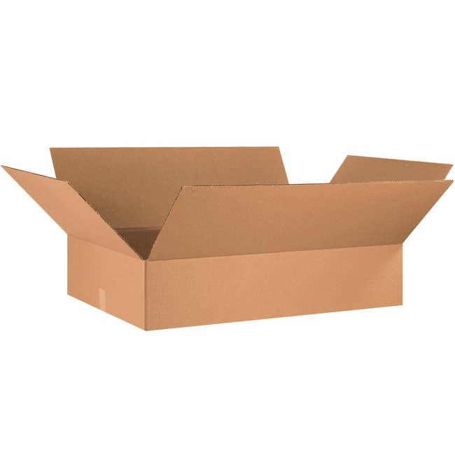 36x24x8 Flat Corrugated Box - Image 1