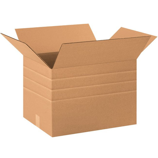 Multi-Depth Corrugated Box, 20x12x12 in - Image 1
