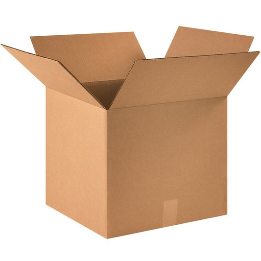 Alpha Packaging 16x16x14 ECT-32 Kraft Corrugated Box Bundle (25 Pack) - Image 1