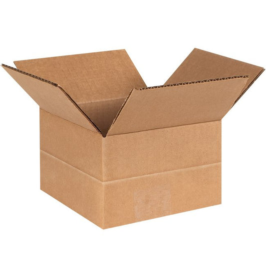 6x6x4 Inch Corrugated Box Bundle (25 Pack) - Image 1