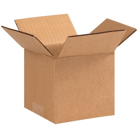 5x5x4 Inch Corrugated Box - Standard Size for Shipping and Storage - Image 1