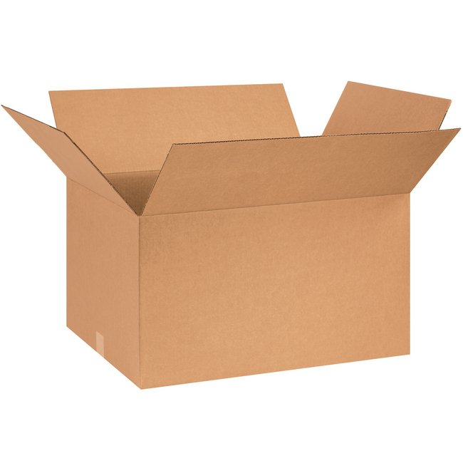 Alpha Packaging, Inc. 26x18x14 Kraft Corrugated Box (Bundle of 10) - Image 1