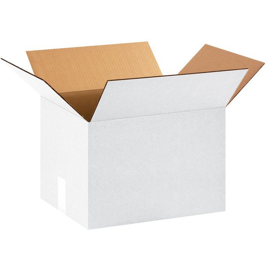 Alpha Packaging 15x12x10 White Corrugated Box (Bundle of 25) - Image 1