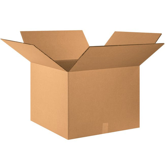 22x22x16 Double Wall Corrugated Box - Kraft (Pack of 10) - Image 1