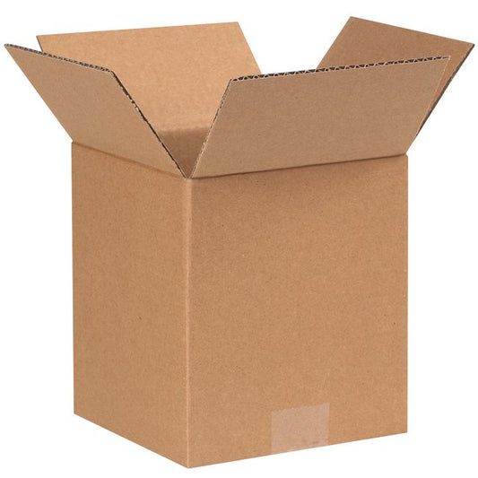 4x4x5 Corrugated Box - Heavy-Duty Multi-Depth Shipping & Storage Solution - Image 1