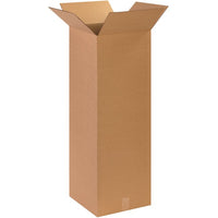 Tall Corrugated Box - 14x14x40 in, Kraft ECT-32, Bundle of 15