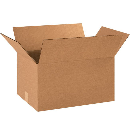 Alpha Packaging, Inc. 17x12x10 ECT-32 Kraft Corrugated Box Bundle (25-Pack) - Image 1
