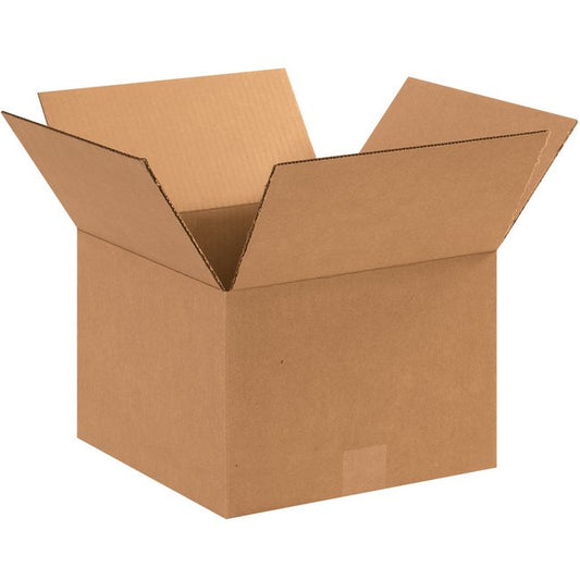 Alpha Packaging 12x12x8 ECT-32 Single Wall Corrugated Box Bundle (25 Pack) - Image 1