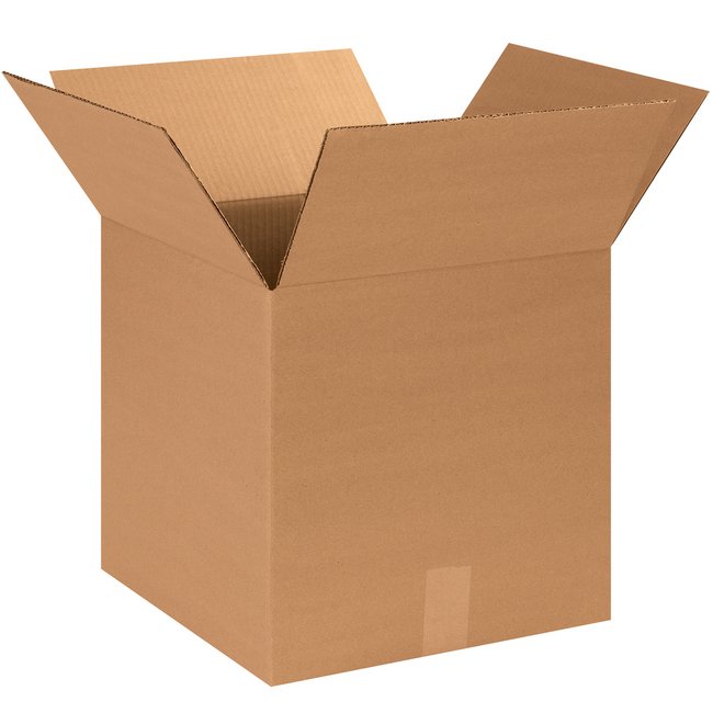 14x14x14 Kraft Corrugated Box - Image 1