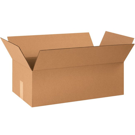 Alpha Packaging 24x12.5x8 ECT-32 Single Wall Corrugated Box Bundle (Pack of 20) - Image 1