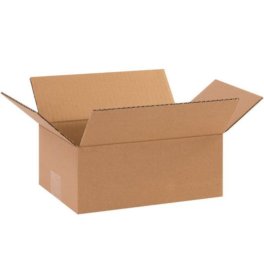 Alpha Packaging, Inc. 10x7x4 ECT-32 Kraft Corrugated Box Bundle (25-Pack) - Image 1