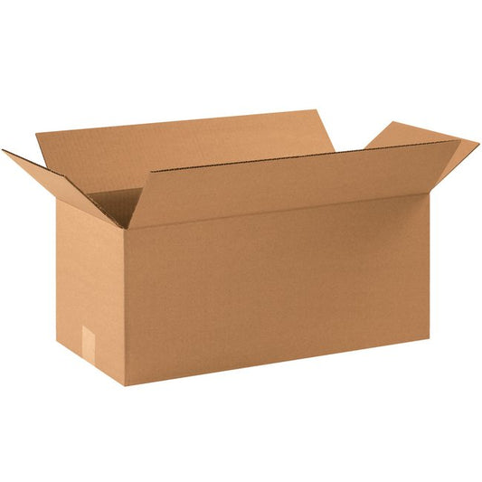 Alpha Packaging 22x10x10 ECT-32 Kraft Corrugated Box Bundle - Pack of 20 - Image 1