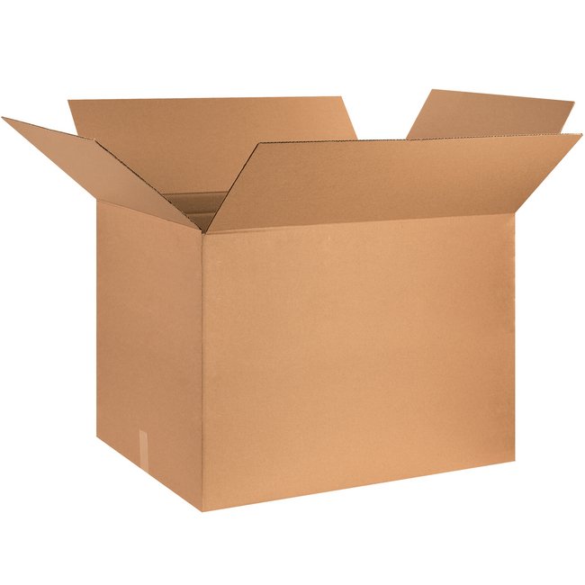 Alpha Packaging, Inc. ECT-32 Single Wall Corrugated Box - 30x26x24 in - Image 1